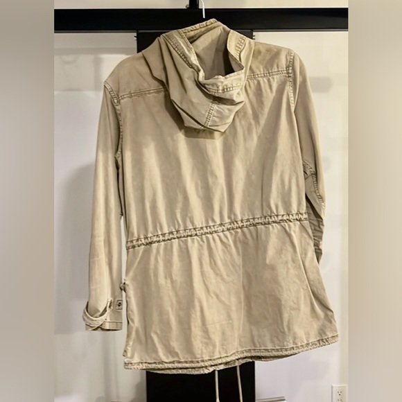 Talula Military Style Trooper Utility Hooded Spring Jacket Size Small - Picture 3 of 3